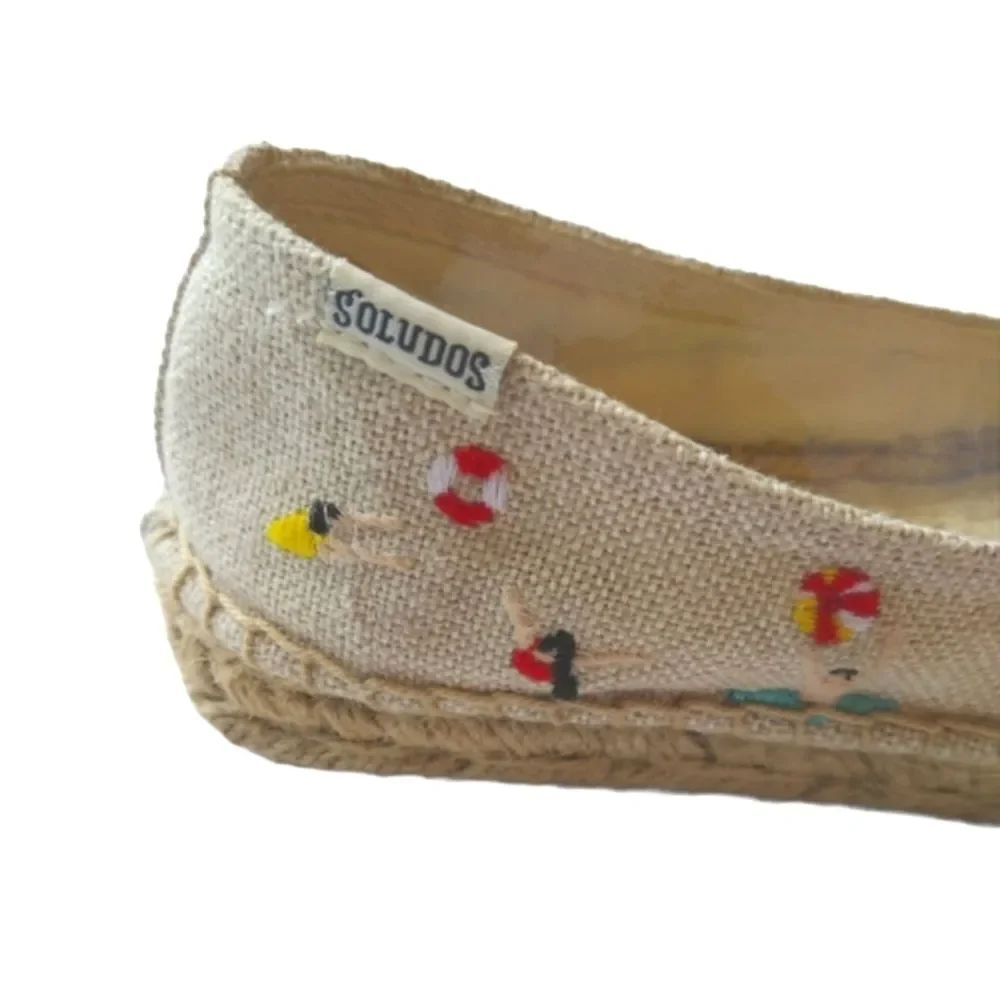 Soludos Swimmer's Embroidery Esprilles